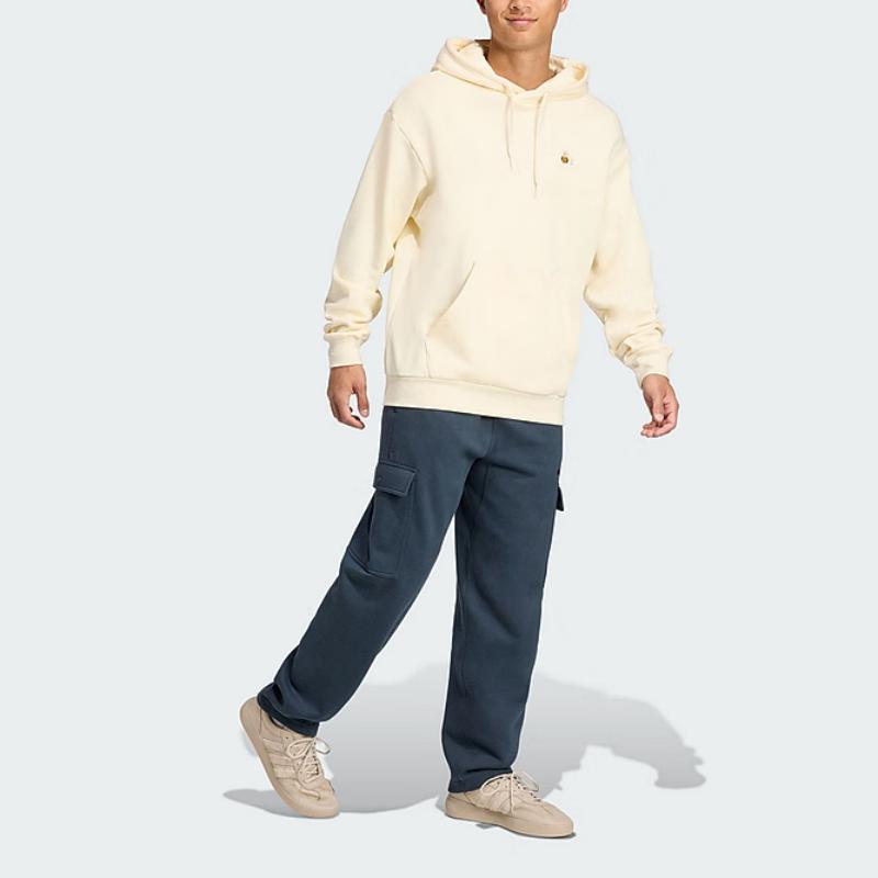 Adidas Sports Casual Hooded Long Sleeve Sweatshirt Men Sweatshirt JW8518