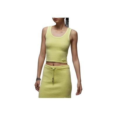 Canottiera da donna senza maniche slim fit solida verde HQ9172335