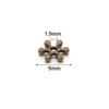 100pcs 9mm Alloy Snowflake Spacer Beads Metal Loose Spacer Beads For Jewelry Making DIY Crafts Bracelets Necklace Accessories