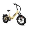 City Commuting Electric Bike WILDEWAY Torpedo 20 Inch Fat Tires E- Bike 48V15Ah Battery 500W Motor 70KM Range Outdoor Riding Electric Bicycle