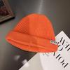 Letter Ntrx Trendy Pattern Solid Color Knitted Cap For Cold Weather Fashion