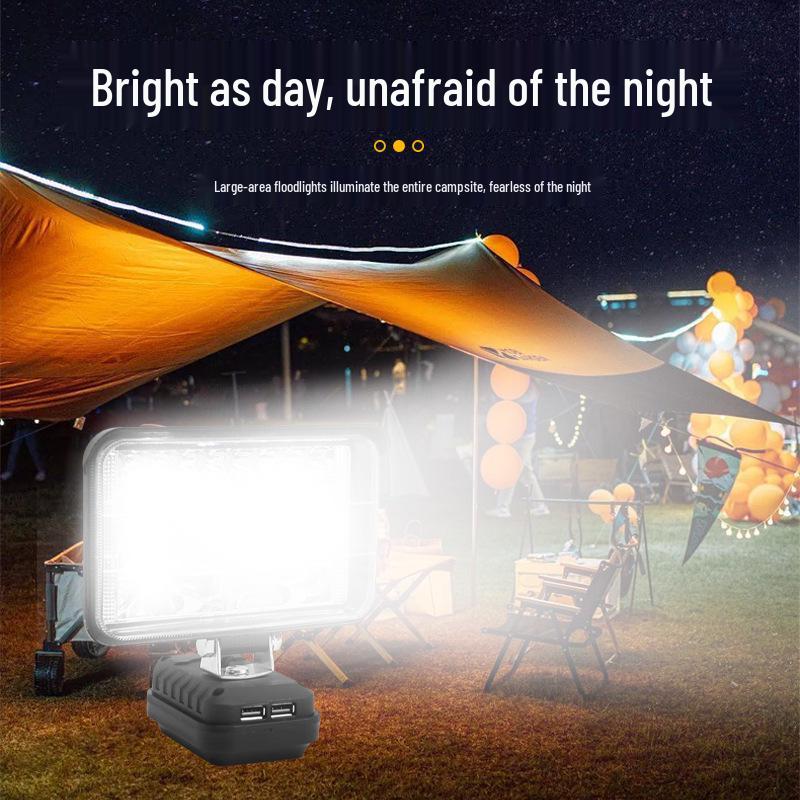 Makita-Compatible High Brightness LED Work Lamp