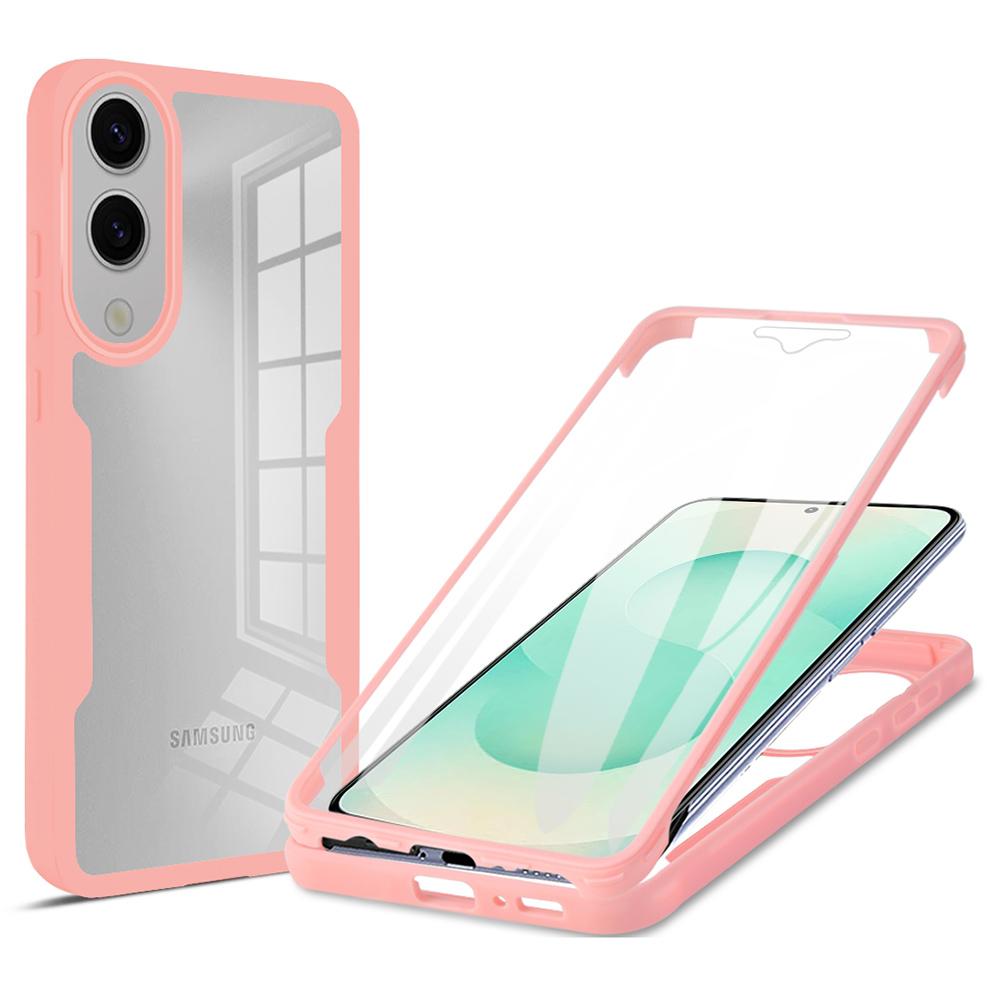 For Samsung Galaxy S25 Edge Case Acrylic + TPU Clear Phone Cover with PET Screen Film