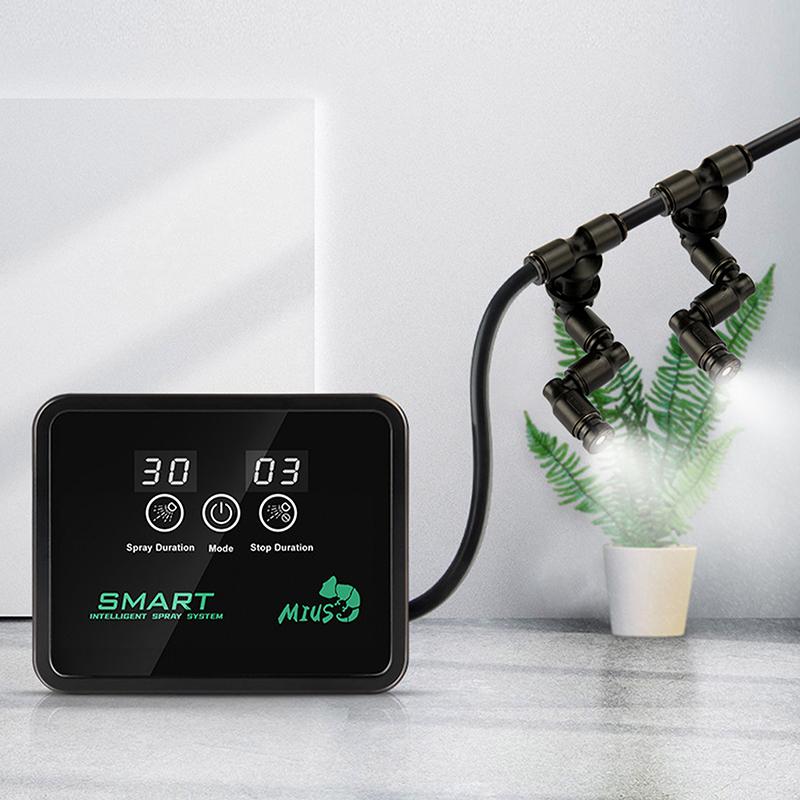 Sistem inteligent de pulverizare, ceață, Rainforest Tank Timing Spray System Kit, reptile Fogger, terarii, umidificator, temporizator electronic