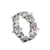 2026 Jewelry, European and American Personalized Retro Puzzle Men's Jewelry Matching Exquisite Ring