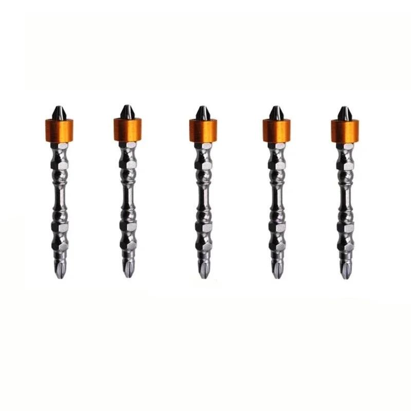 

5/10PCS 65mm PH2 Double Cross Head Magnetic Electric Screwdriver Bit Set Cross Head Multi-function Power Tools