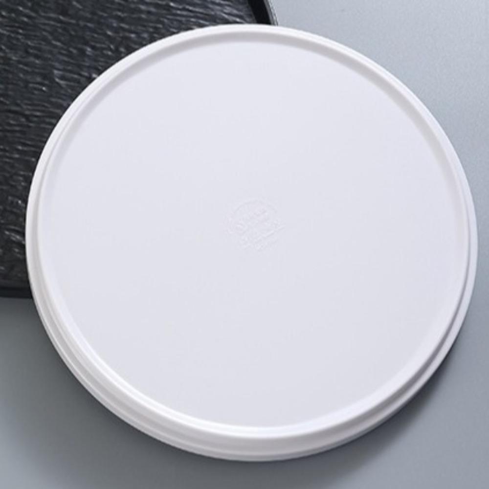 Round Western Food Plate Stone Grain Fruit Salad Plate Durable Dumpling Plate  Kitchen