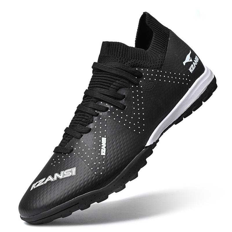 Large Size Football Shoes Men's High-top Youth Students Game Training Shoes Artificial Grass Long Broken Nails Football Shoes