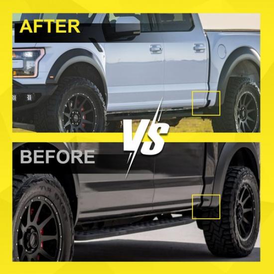 Dla Ford F-150 F-250 350 Super Duty osłona kamieni błotnika przedniego po stronie kierowcy