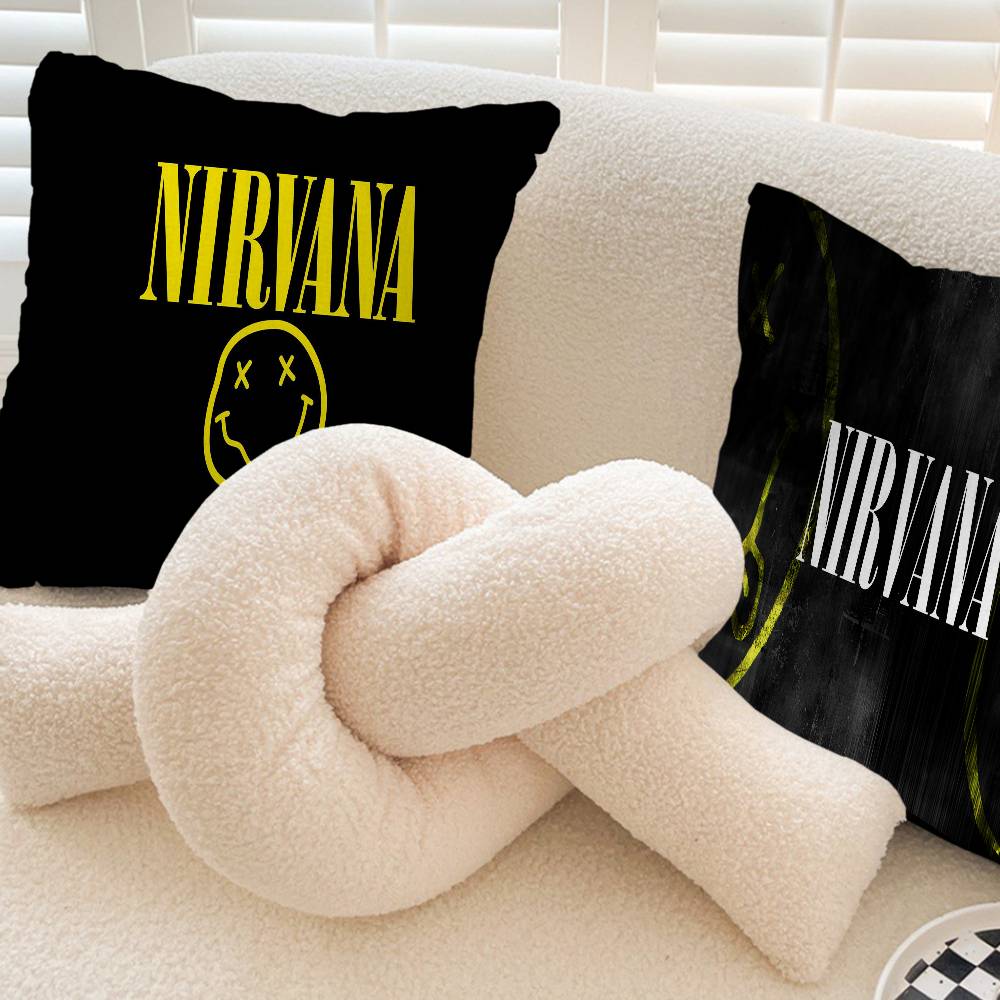 N-Nirvana Anime Pillow Cover Design Cushion Cover Decor Holiday Decorati