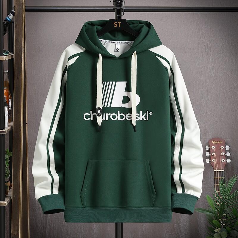 

Подростковый Новый Свитер Мальчик Средняя Школа Старшая Школа Топ Свободный С Капюшоном 3XL