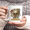 1pc 3A grade 11 oz skeleton Novelty ceramic coffee mug for room Halloween decoration Birthday Christmas Holiday gift for Friends