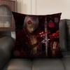 The DDevil May Cry Cushion Cover Natural Linen Organic Fabric DoubleSided Printing Sofa Home Decor Gift Pillow Case