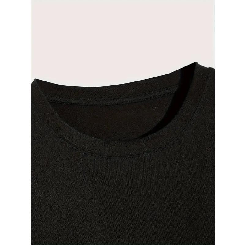 European sizes Men'S Gothic Black Cat & Moon T-Shirt | Mystical Night Sky Design with Glowing Fairy, Short Sleeve, Round Neck