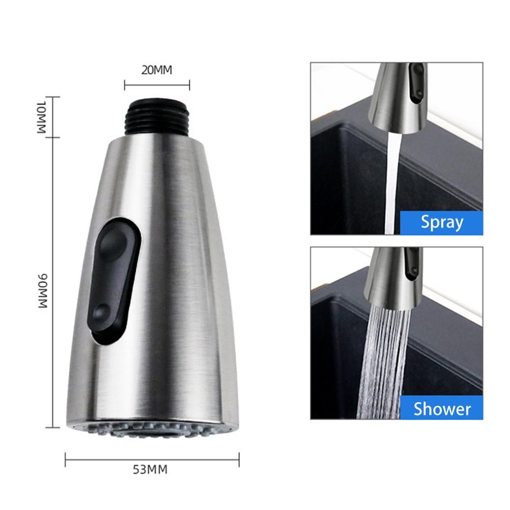 

Сменный кухонный выдвижной распылитель для смесителя для раковины серебряный