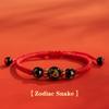 Chinese Style Zodiac Red Rope Braided Bracelet For Men Women Simple  Year Lucky Bracelet Amulet Jewelry Accessories Gifts