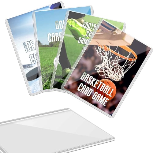 MINGYI TECH Coin Case, Trading Card Top Loader, Regular Card Loader, Trading Card Storage, PVC Material, Bent and Scratch Resistant, Ultra-Transparent