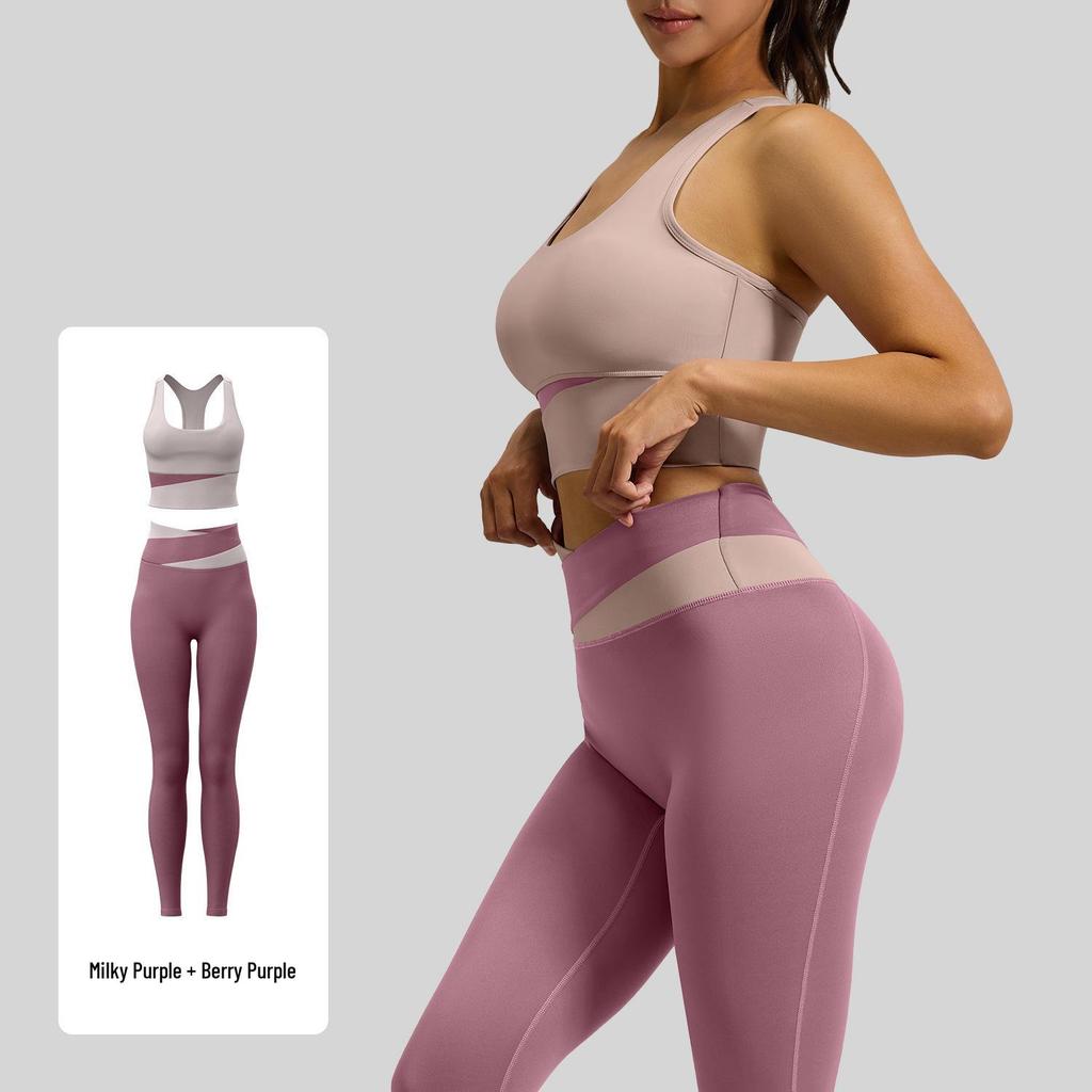 Juyitang Women's Colorful Shockproof Yoga and Fitness Suit