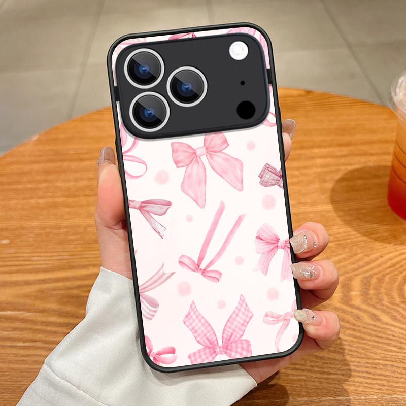 Colorful Bowknots Print Case For iPhone 17 Pro Max Case iPhone 16 15 14 13 Pro Max 17E Magnetic For Magsafe Thin Ring Hybrid TPU+PC Matte Cover