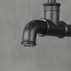 SALFORD black long garden hose tap