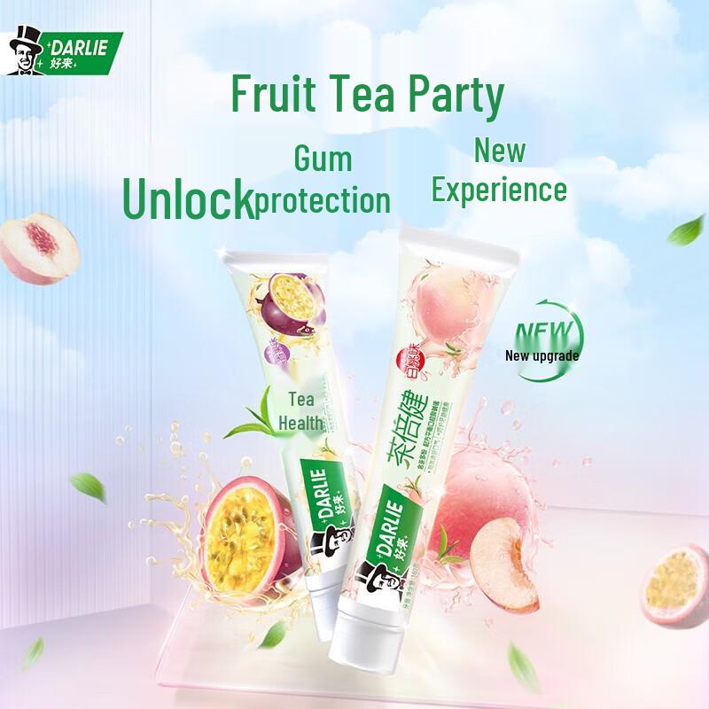 Darlie Tea Fresh Peach Flavor Toothpaste