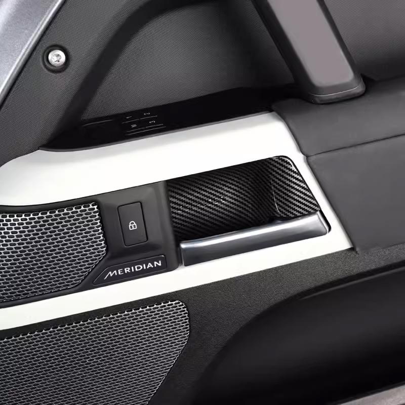 For Land Rover Defender 90 110 130 2020-2024 car styling ABS Car Inner Door Bowl Cover Trim Sticker Car Accessories YU0