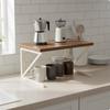 Coffee Station Organizer SpaceSaving Desktop Shelf Easy Access Drawer Storage Rack for