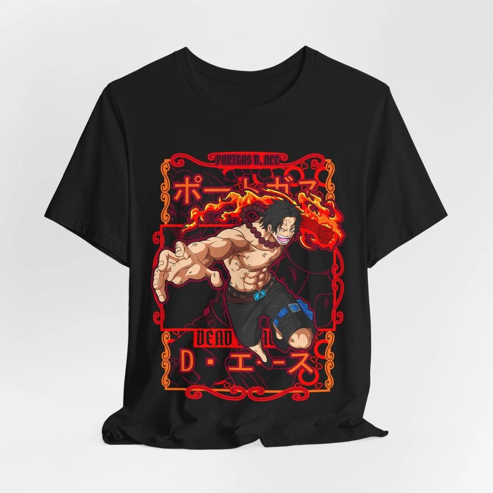 Anime-Inspired Graphic Tee, Casual Wear, Gift for Fans, Unisex Shirt, [...] M