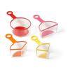 Rainbow Fraction Measuring Cups Set of 4 Math Learning Cooking Baking Montessori Homeschool Activities Educational Toys