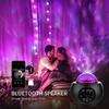 Bluetooth Star Projector Night Light Voice & Remote Control 32 Lighting Modes Built-in Music Player Star Galaxy Ocean Wave Projection Lamp Decor
