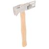 Magnetic Roofing Hammer Multifunctional Roofing Axe with Solid Wood Handle for Roof Construction Repair