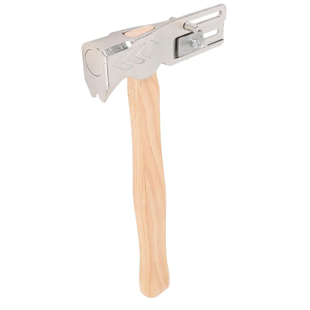 Magnetic Roofing Hammer Multifunctional Roofing Axe with Solid Wood Handle for Roof Construction Repair