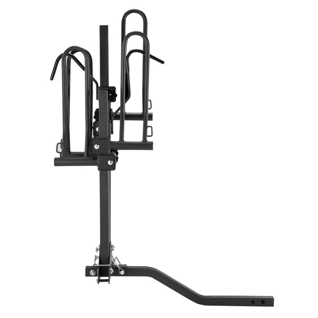Fahrradträger für Anhängerkupplung, Plattformstil für 2 Fahrräder, Maximale Tragfähigkeit 80 LBS Fahrradträger Anhängerkupplung für 1,25-/2-Zoll-Empfänger, Kippbarer und faltbarer Fahrradträger mit