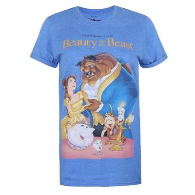 Beauty And The Beast Womens/Ladies VHS T-Shirt