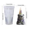 Fashion Silicone Bear Cone Mold Reusability Casting Moulds For Candle Soaps And Decorative Candle Crafts