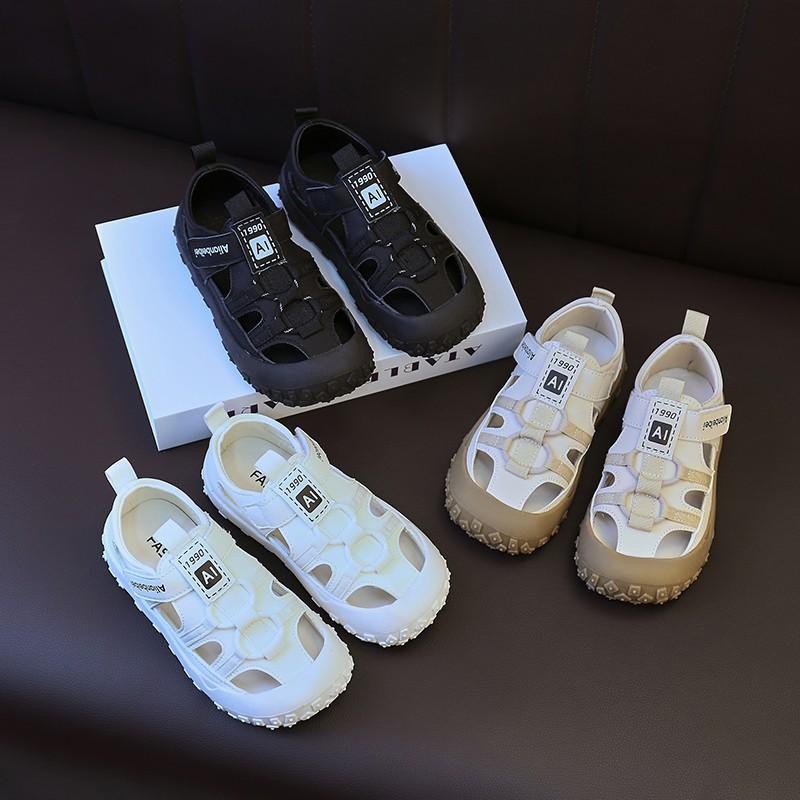 Boys functional sandals summer new children's shoes casual soft sole non-slip 2-6 years old Baotou baby stream shoes