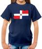 Dominikanska republikens flagga - Barn T-shirt - Dominica Flaggor Land Värld