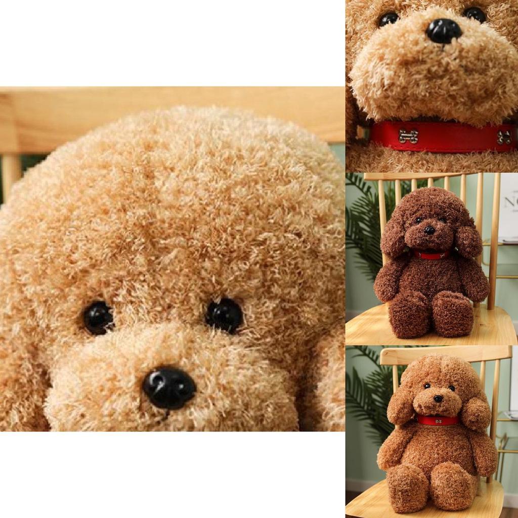 Adorable Teddy Dog Plush Toy Cute Sitting Puppy Doll For Girls Soft And Cuddly
