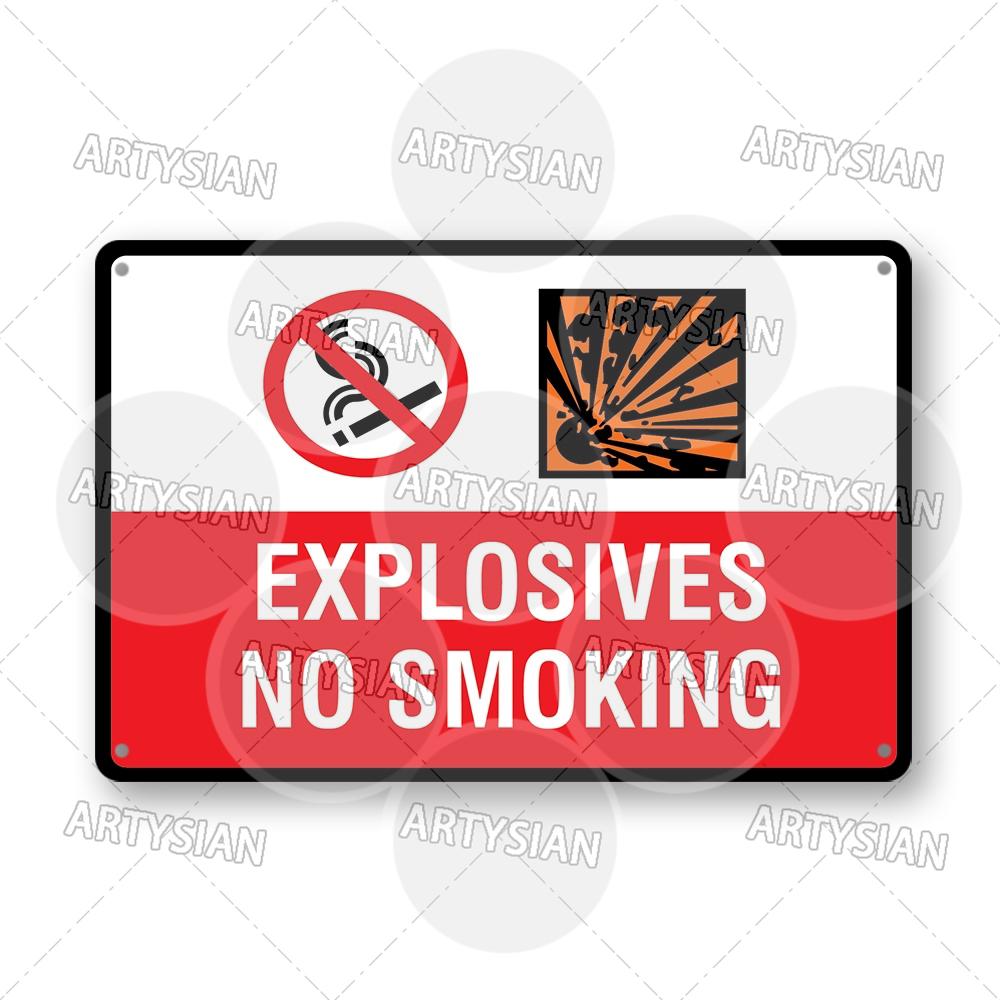 No Smoking Metal Sign No Vaping Smoke-Free Zone Smoking Permitted Plaque Auahi Kore Designated Smoking Area No Open Flames