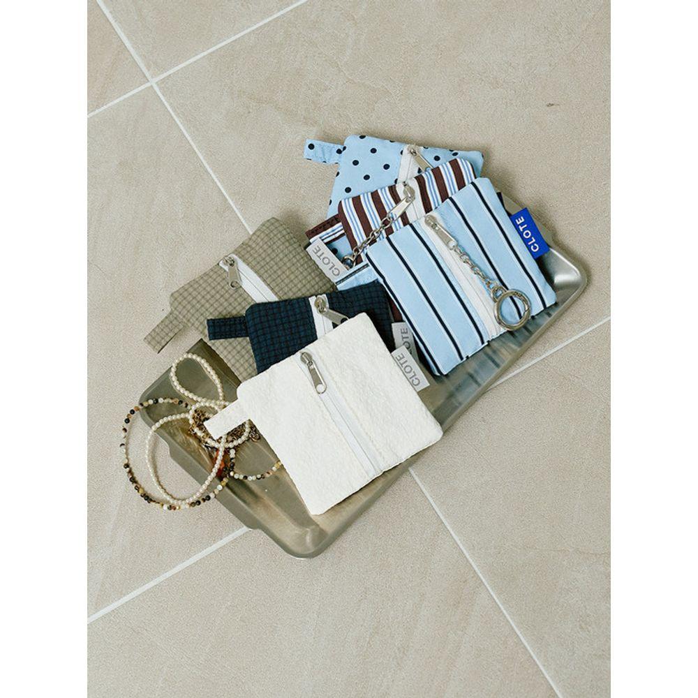 CLOTE Keyring Pouch Keyring - Ivory