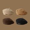 Autumn And Winter New Woolen Fashion British Style Painter Hat Retro Versatile Beret