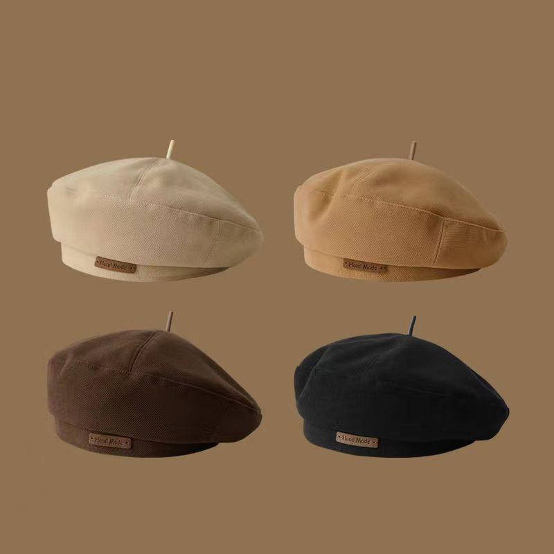 Autumn And Winter New Woolen Fashion British Style Painter Hat Retro Versatile Beret