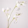 Lifelike Artificial Pea Flower Hydrating Fake Plants Elegant Silk Pea Branch  Living Room