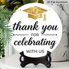 2D Flat Aluminum Graduation-themed Wall Decorations, Available In Various Sizes, Featuring A Minimalist Yet Luxurious Style. A Perfect Choice for
