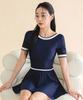 Tyubeuteuli Racket Two-Way Skirt Set Monokini B717 Navy