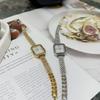 Square Style Fashion Light Luxury Watch Femininity Bracelet Watch Women'S Watch Diamond Strap Women'S Watch