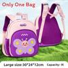Kids School Backpack With Butterfly And Car Prints For Boys And Girls Made Of Lightweight Breathable Nylon