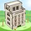 Garden Landscape Ornament Assembling Model Wooden Apartment Outland Model HX6C