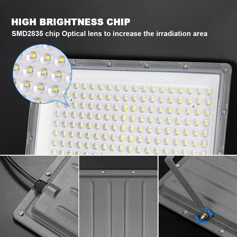 Outdoor LED Flood Light 500W 300W 200W 220V Motion Sensor Waterproof  Spotlight Garden Lighting Landscape Floodlight Street Lamp