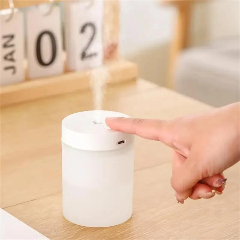200ML Mini-Luftbefeuchter USB Ultraschall-Luftbefeuchter LED-Lampe Ätherisches Öl Diffusor Autoreiniger Aroma Anion Nebel Maker Tragbarer